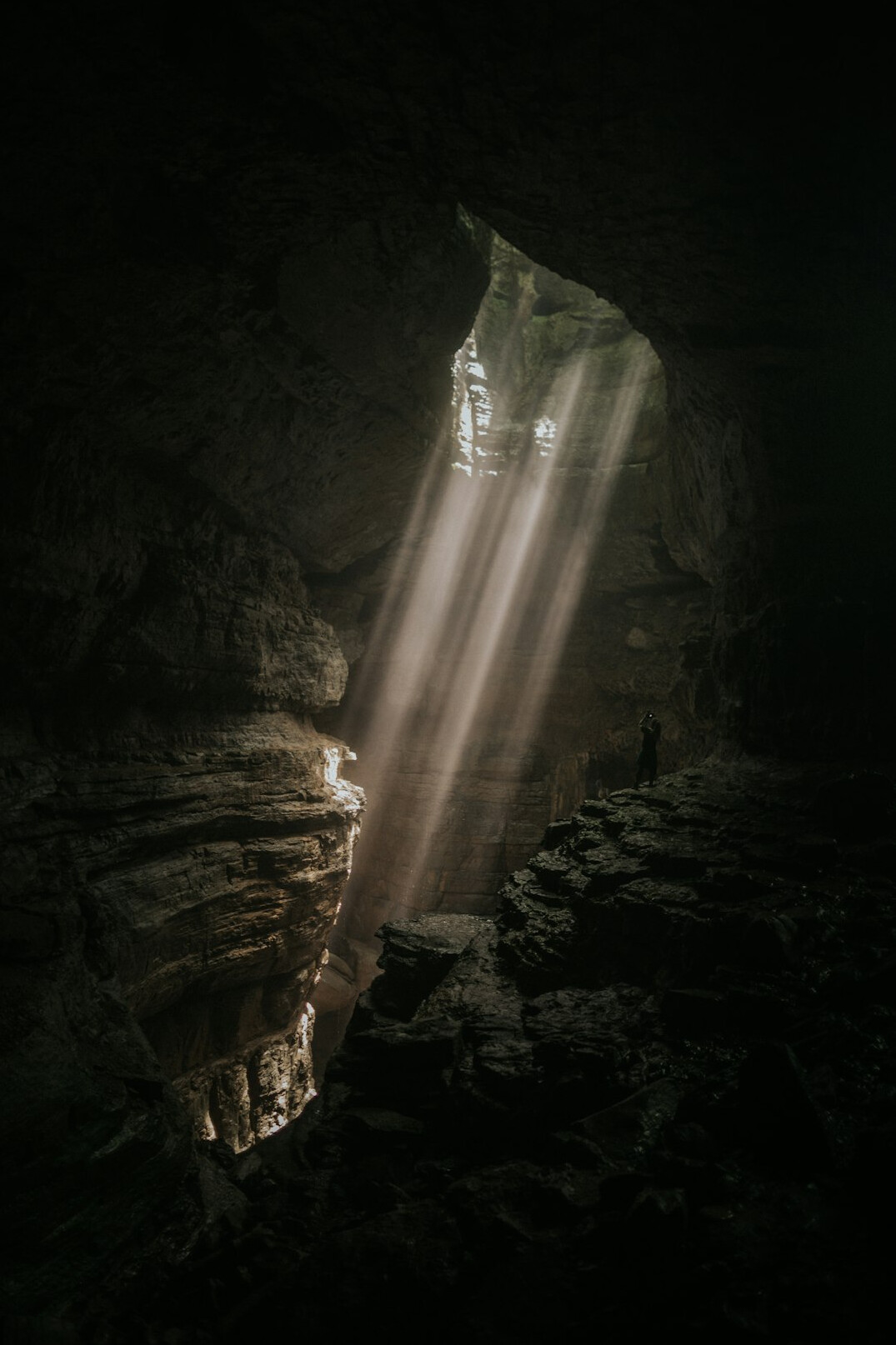 dark cave entrance