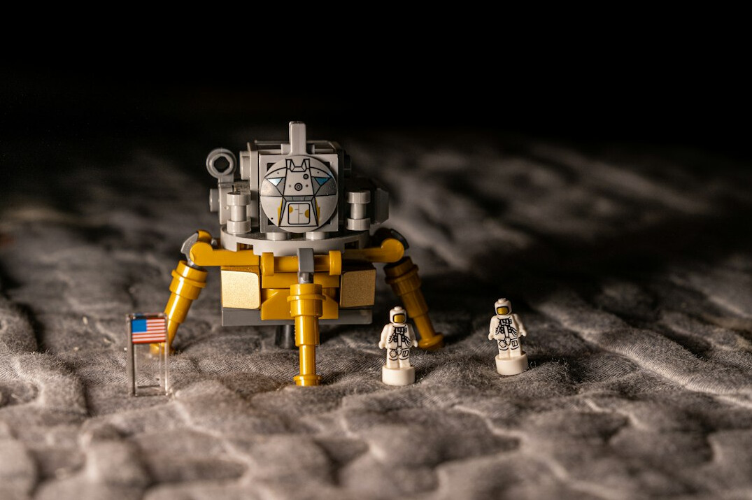 moon landing studio set
